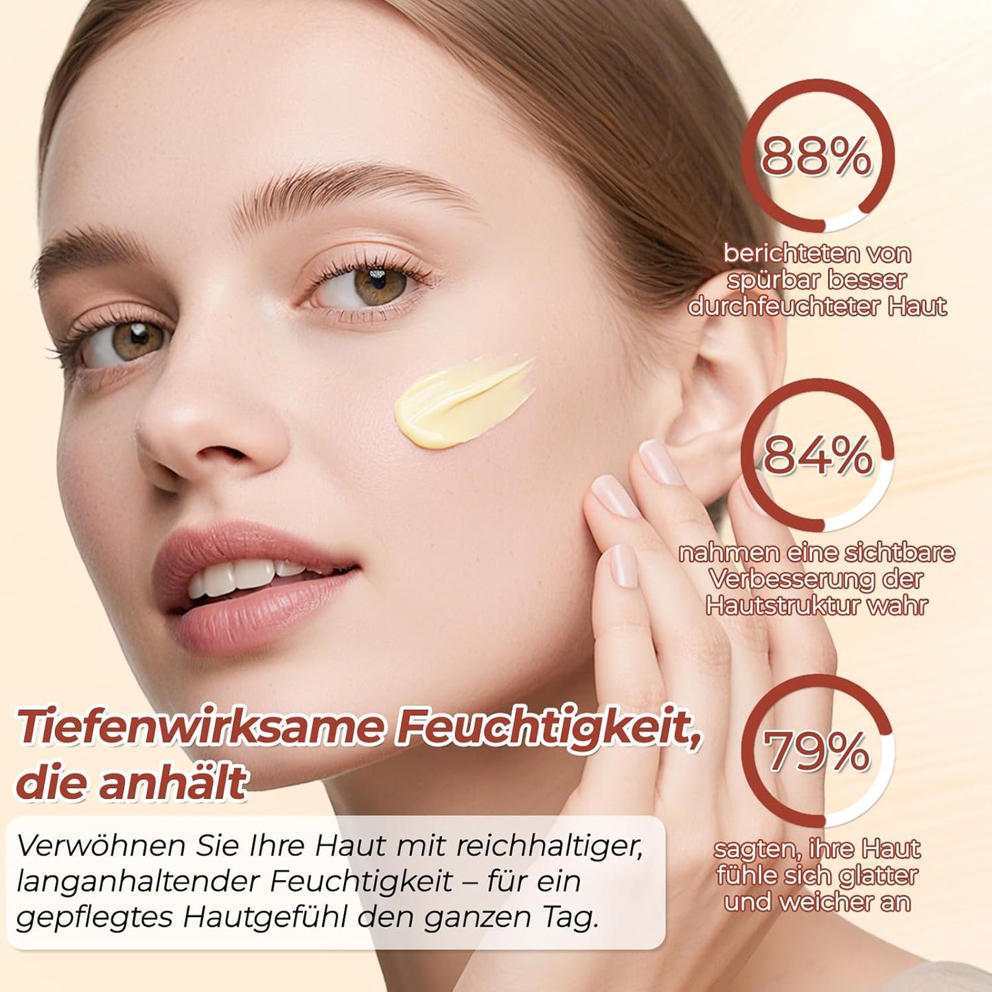 Beef Tallow Creme 60G, 100% Rindertalg Für Hautpflege, Rindertalg Und Honigbalsam, Talg-Gesichtscreme, Bio-Grasgefütterter Aufgeschlagener Talgbalsam, Bodycremes, Tiefenhydration Für Gesicht & Körper